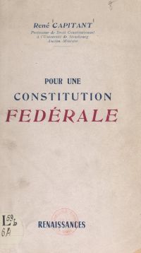 Pour une constitution fédérale