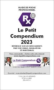 Le Petit Compendium 2023 : référence sur les médicaments par voie orale, inhalation et injectables (version française)