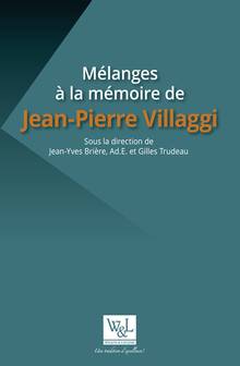 Mélanges à la mémoire de Jean-Pierre Villaggi