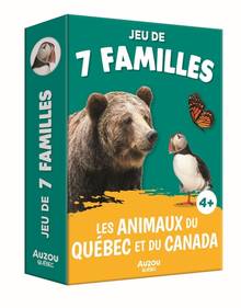 Jeu de 7 familles - Les animaux du Québec et du Canada