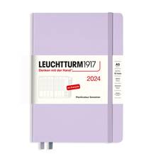 Agenda 2024 lilas Leuchtturm - Planificateur semainier  (Moyen- A5)