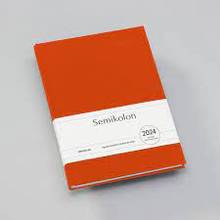 Agenda 2024 orange Semikolon - Planificateur semainier  (Moyen- A5)