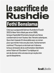 Sacrifice de Rushdie, Le