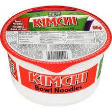 Mr Noodles bol de nouilles Kimchi traditionnel 86g