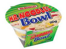 Mr Noodles bol de nouilles aux légumes 110g