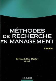 Méthodes de recherche en management : 3e édition