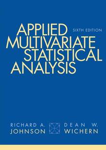 Applied Multivariate Statistical Analysis 6 ed.