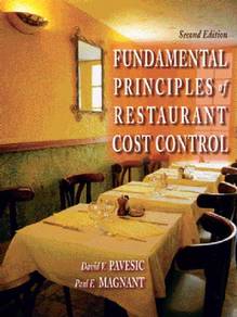 Fundamental Principles of Restaurant Cost Control (CD) ÉPUISÉ