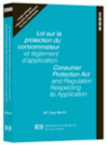 Loi sur la protection du consommateur et règlement d'application