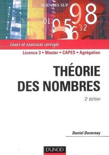 Theorie des nombres 2 ed. licence 3, master, CAPES   agregatio