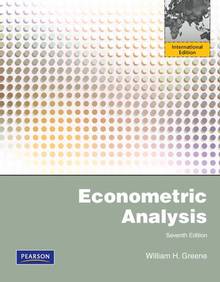 Econometric analysis 6/ed.                            ÉPUISÉ