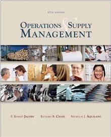 Operations Management and Supply 12/ed. ÉPUISÉ