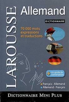 Dictionnaire français-allemand Larousse Mini plus