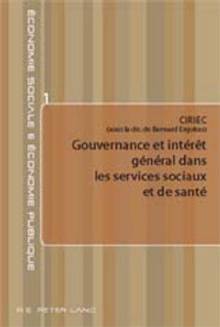 Gouvernance et intérêt général dans les services sociaux...