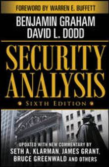 Security Analysis : 6e édition