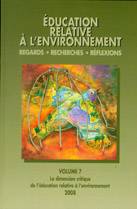 Éducation relative à l'environnement, vol.7, 2008 : La dimension