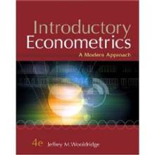 Introductory to Econometrics  : A Modern Approach :  6h  edition