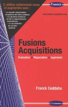 Fusions acquisitions: évaluation négociation ingénierie ÉPUISÉ