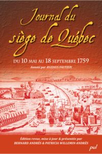 Journal du siège de Québec : Du 10 mai au 18 septembre 1759