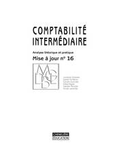 Comptabilité intermédiaire: analyse mise à jour no 16