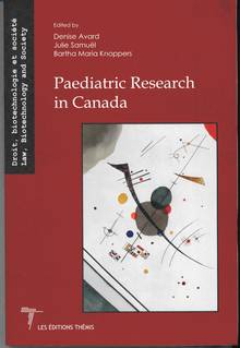 Pediatric research in Canada
