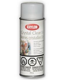 Vernis Aérosol acrylique Crystal Clear Krylon lustré 318g