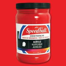 Encre sérigraphie Speedball #4646 946ml Rouge médium