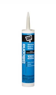 Scellant DAP 100% silicone clair tube 300ml.