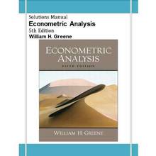 Econometric analysis 5/ed.  ÉPUISÉ