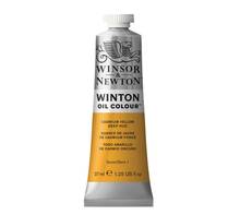 Peinture à l'huile Artist's oil Winsor & Newton 37ml Jaune cadmium foncé S4