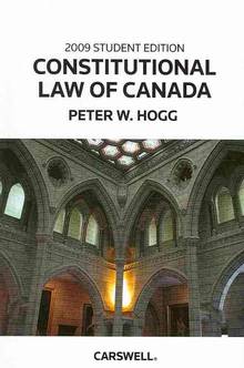 Constitutional Law of Canada  :Student Edition 2015