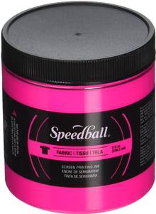 Encre sérigraphie textile Speedball #4692 237ml Magenta fluo