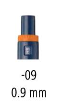 Porte-mine Mars micro 0.9mm Orange/Baril Bleu         775 09