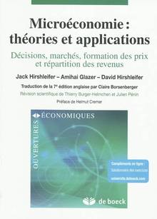 Microeconomie : Théories et applications