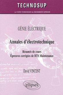 Annales d'électrotechnique: Résumés de cours, épreuves c