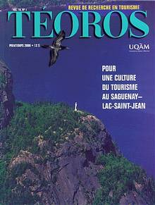 Téoros : Vol. 19 : No 1 : Pour une culture du tourisme au Saguena