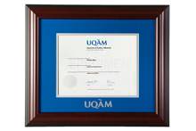 Cadre diplôme passe-partout  8.5x11 Classic UQAM WEB