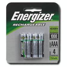 Piles Energizer AAA rechargeables (Paquet de 4)      NH12BP4