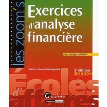 Exercices d'analyse financière : Avec corrigés détaillés : 5e édi