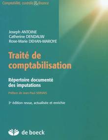 Traité de comptabilisation :  Répertoire documenté des imputation