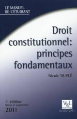 Droit constitutionnel : Principes fondamentaux : 5e éditÉPUISÉ