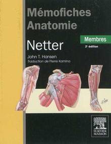 Mémofiches anatomie Netter : Membres : 3e édition