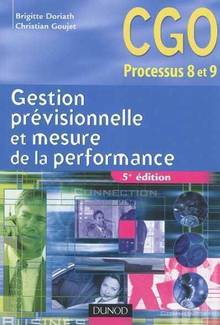 Gestion prévisionnelle et mesure de la performance : CGO Processu