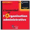Essentiel de l'Organisation administrative : 2e édition