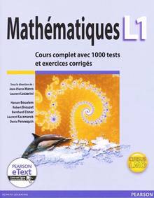 Mathématiques L1 : Cours complet avec 1000 tests et exercices cor