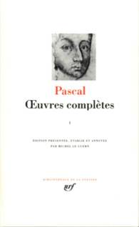 Oeuvres complètes, vol.1 (Pascal, Blaise)