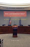 Does Local Government Matter ? : How Urban Policies Shape Civic E