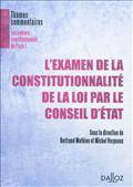 Examen de la constitutionnalité de la loi par le conseil d'état
