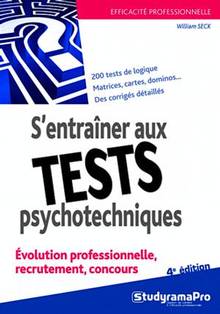 S'entraîner aux tests psychotechniques : Evolution professionnell