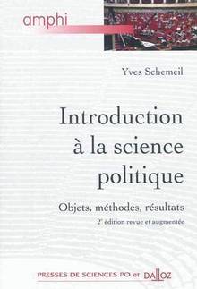 Introduction à la science politique : Objets, méthodes, résultats